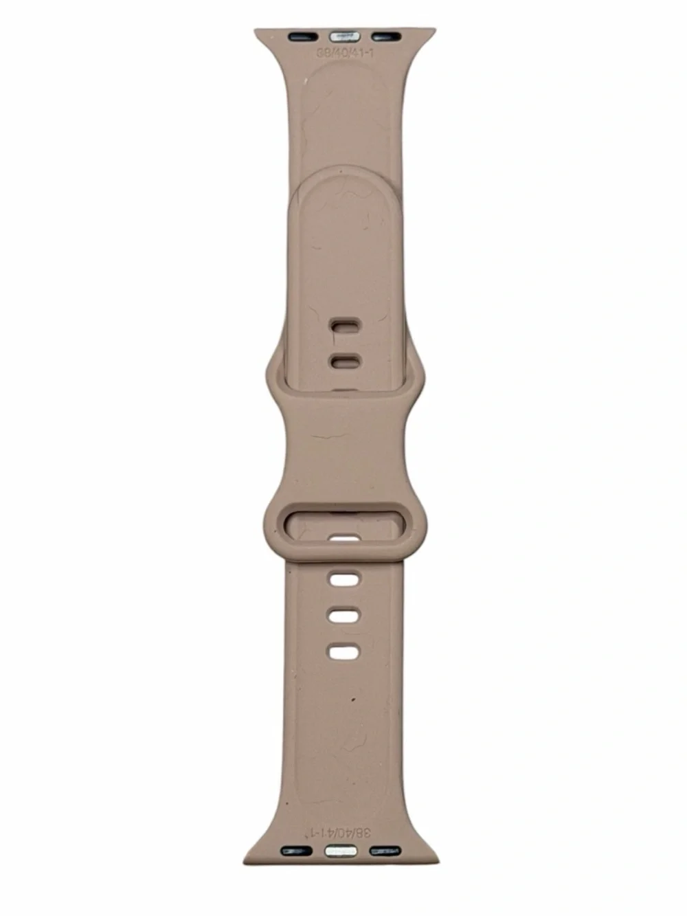 NWOT Set of 3 Arctime Silicone Apple Watch Bands - Dusty Pink, Tan, Light Gray